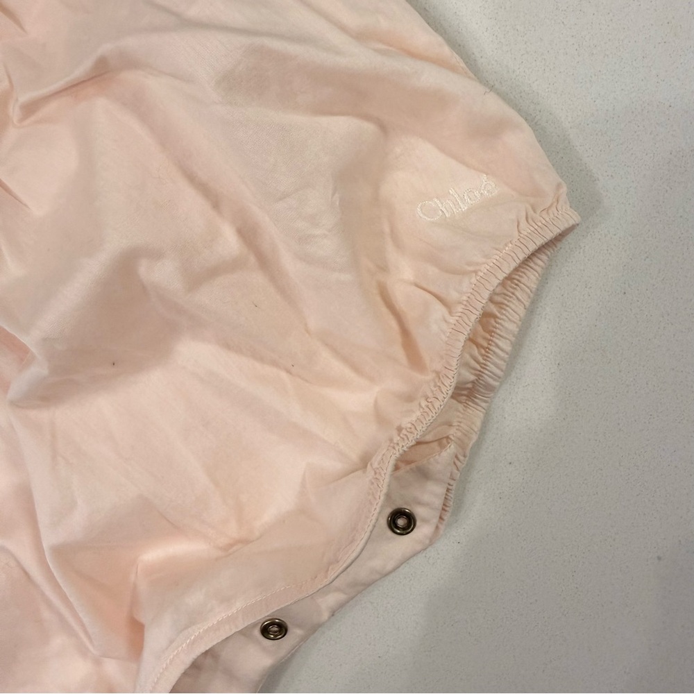 Chloe Pink Ruffled Baby Romper - Picture 5 of 5